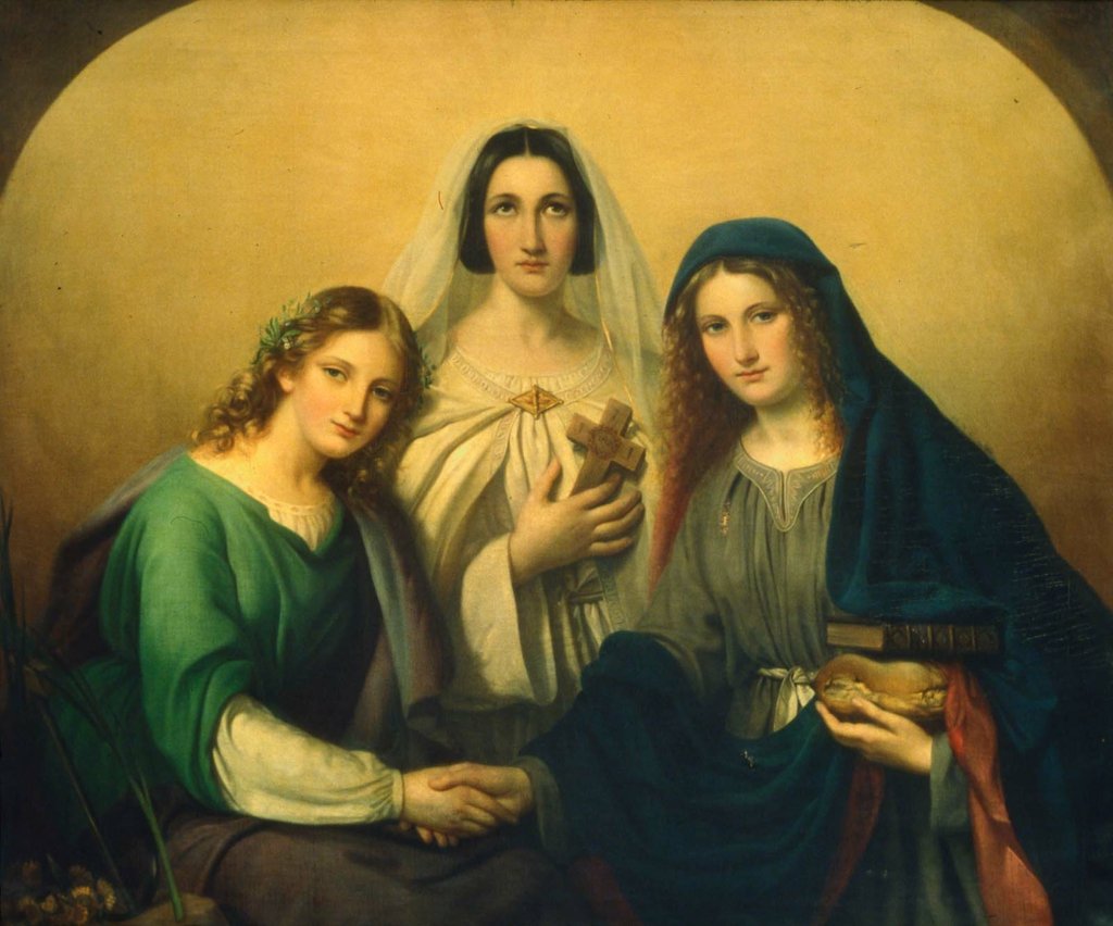 Marie Adelaide Kindt - Faith, Hope and Charity - 1980.89 - Museum of Fine Arts